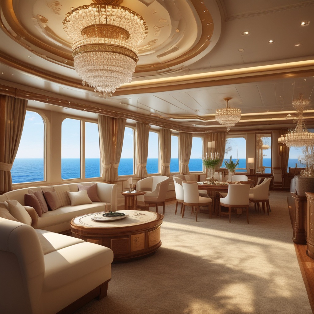 Luxury cruise ship