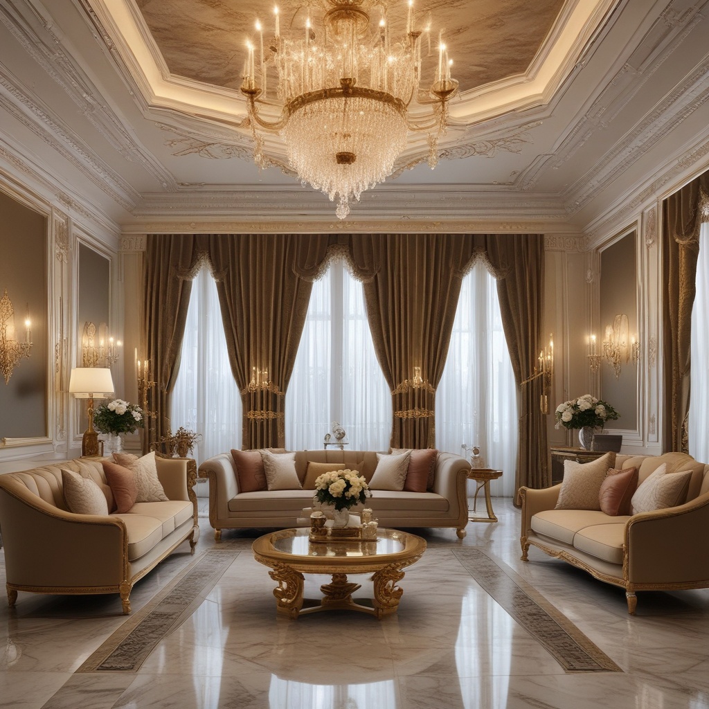 Opulent luxury setting